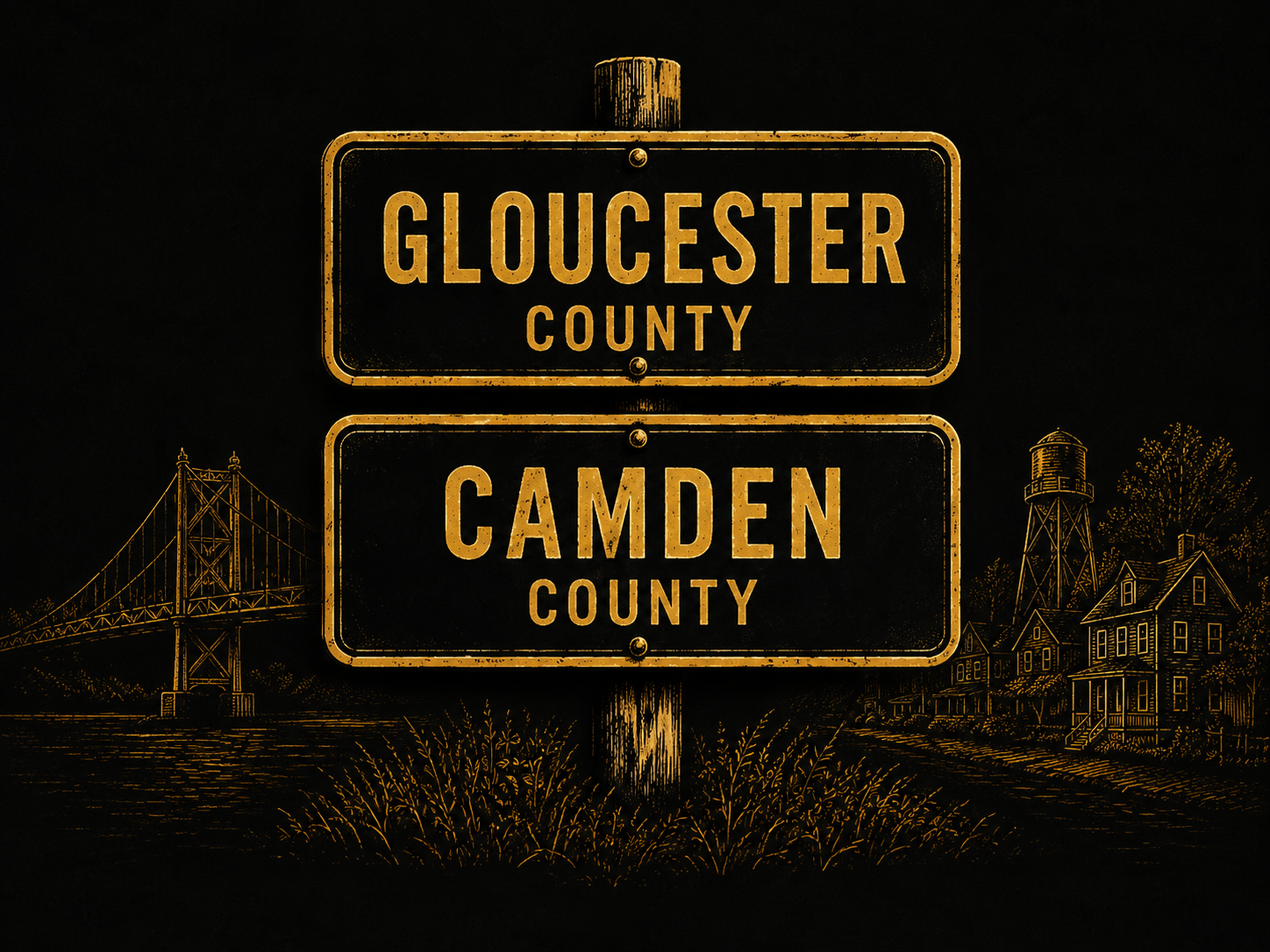 Moe the Handyman service area map highlighting Gloucester and Camden Counties